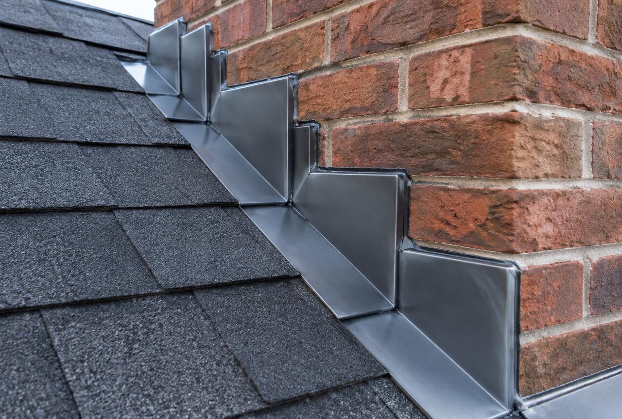 Chimney Flashing Repair for a residential home in North Jersey