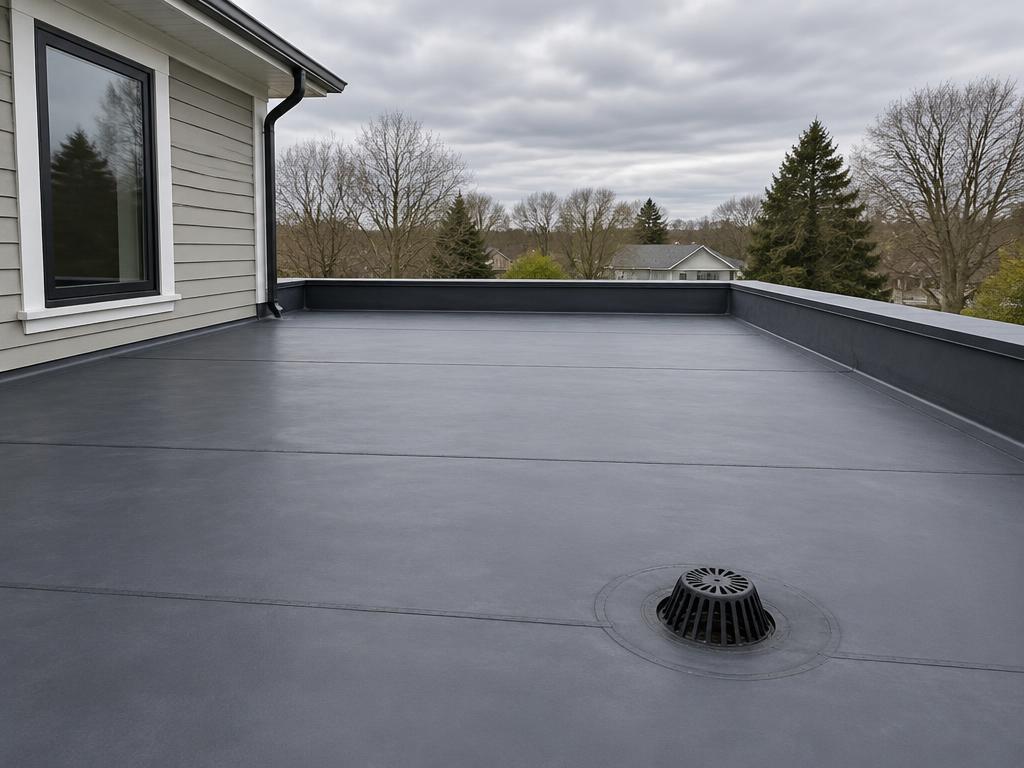 Flat Roofing for a residential home in North Jersey
